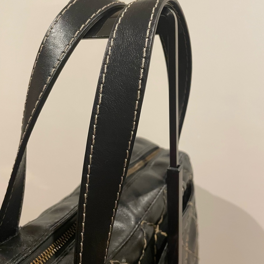 Chanel Black Wildstitch Quilted Shoulder Bag with COA - Picture 7 of 16